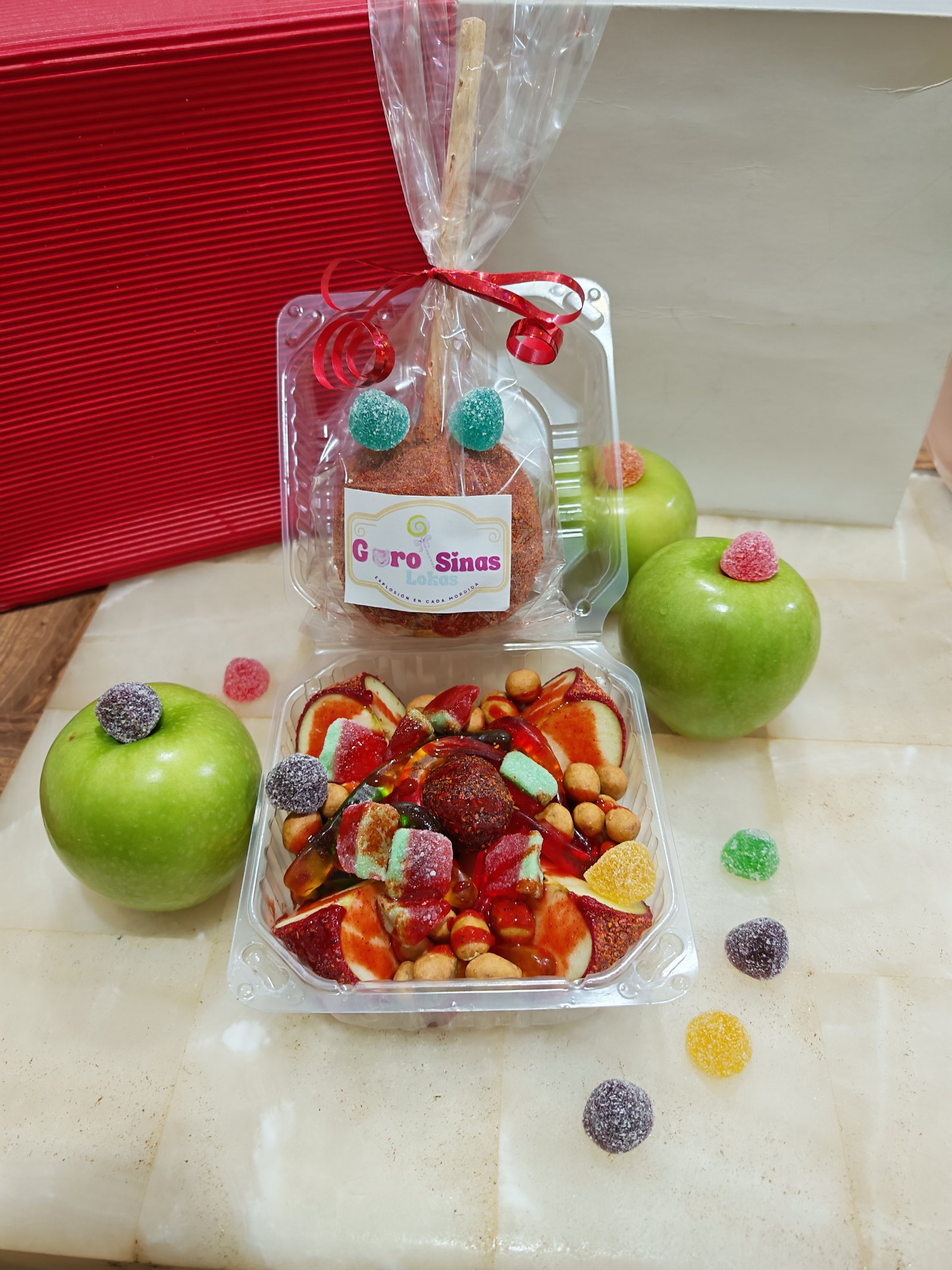 Manzana Preparada — Gorosinas Lokas